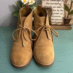 Tory Burch Suede Wedge Boots